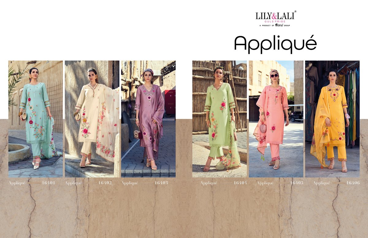 LILY & LALI APPLIQUE 16401 TO 16406 7