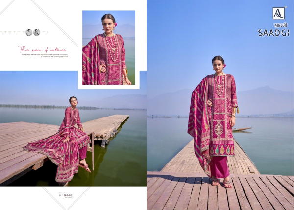 Alok Suit Saadgi 1383-001 to 1383-006 Series