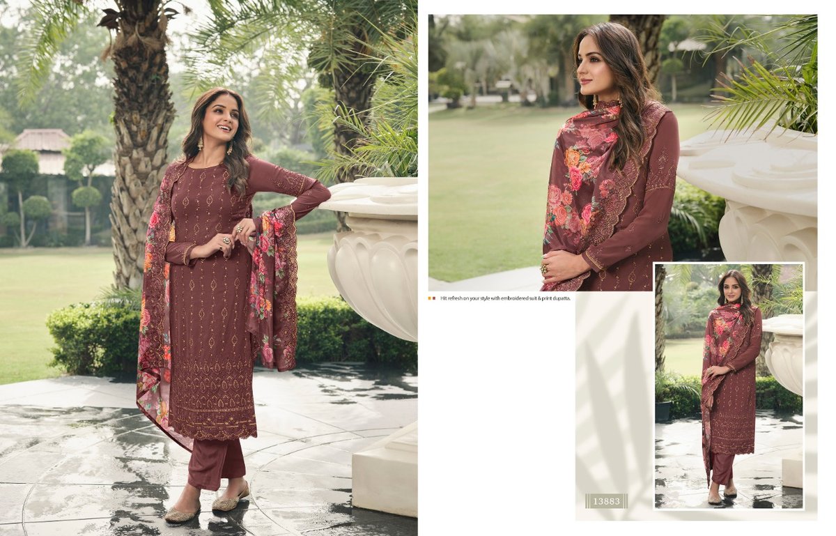 MEERA TRENDZ ZISA ELEGANT 3 13881 TO 13886 3