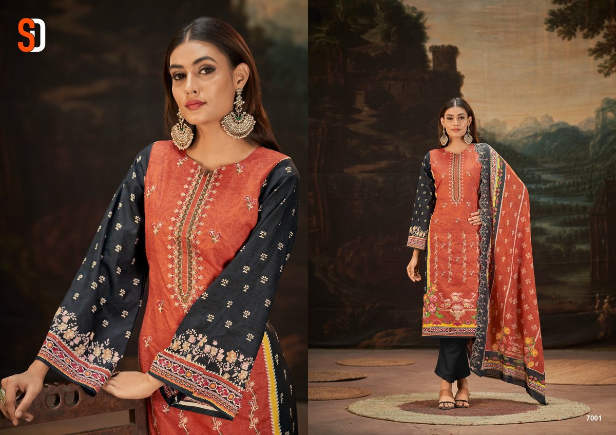 SHARADDHA DESIGNER BIN SAEED VOL-7 7001 TO 7008 1