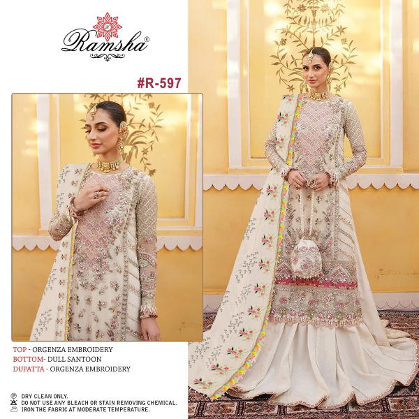 Ramsha Suit R-597 Design