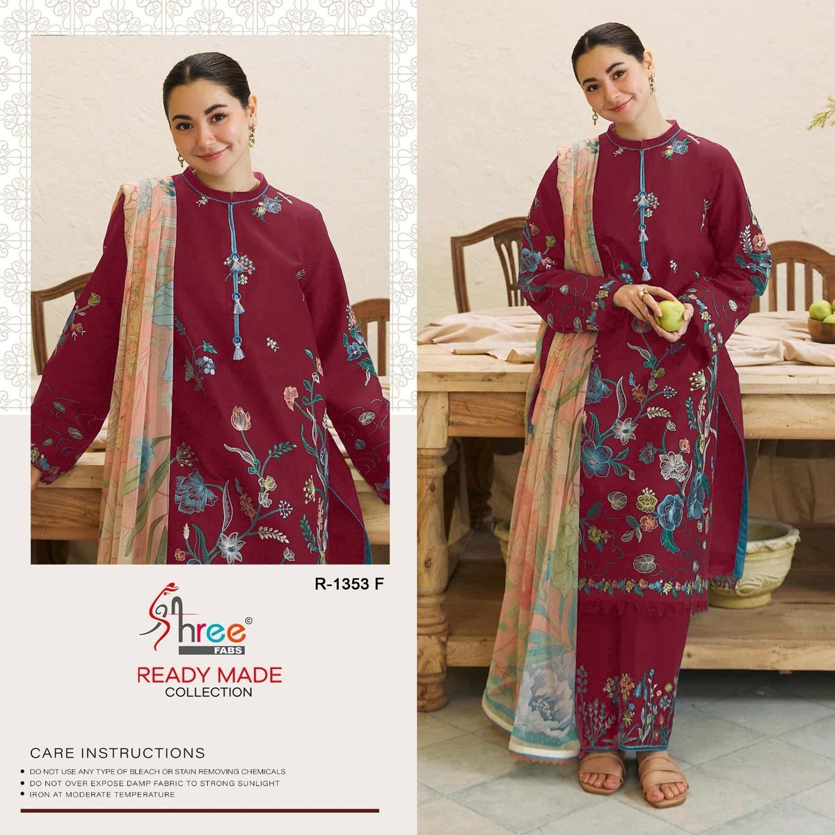 SHREE FAB READY MADE COLLECTION R-1353-E TO R-1353-H 2