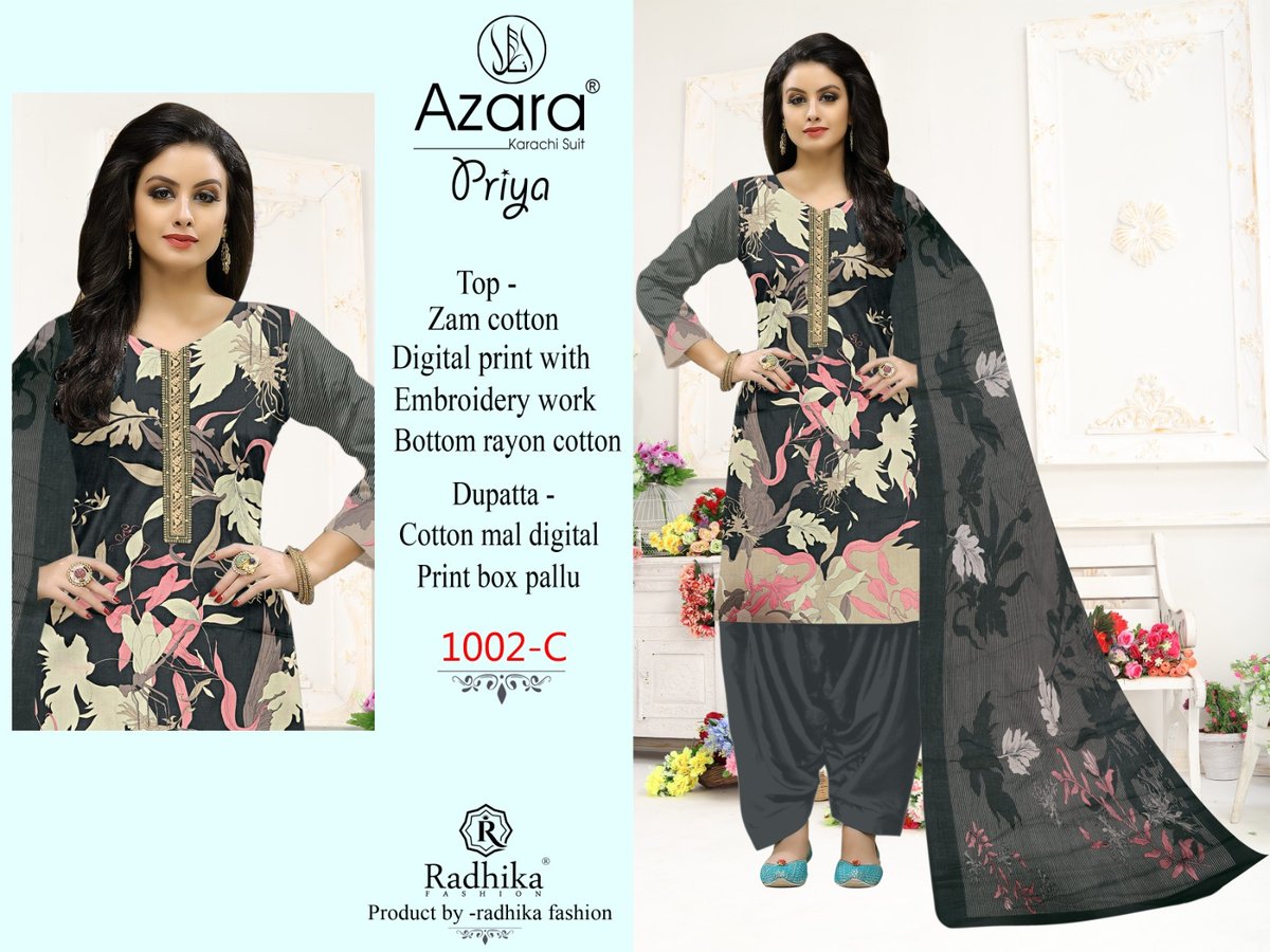 RADHIKA FASHION AZARA PRIYA 1002-A TO 1002-D 3