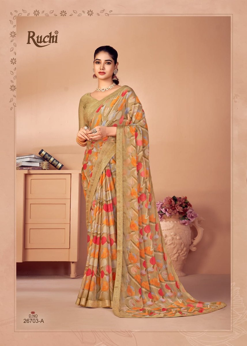 Ruchi Saree Simayaa 20th Edition 26701-26706 Colors 5