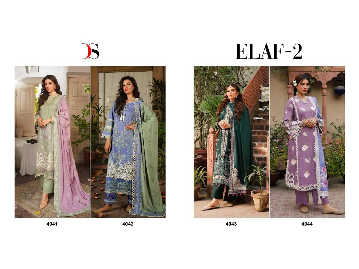 DEEPSY SUITS ELAF LUXURY-2 4041 TO 4044 5