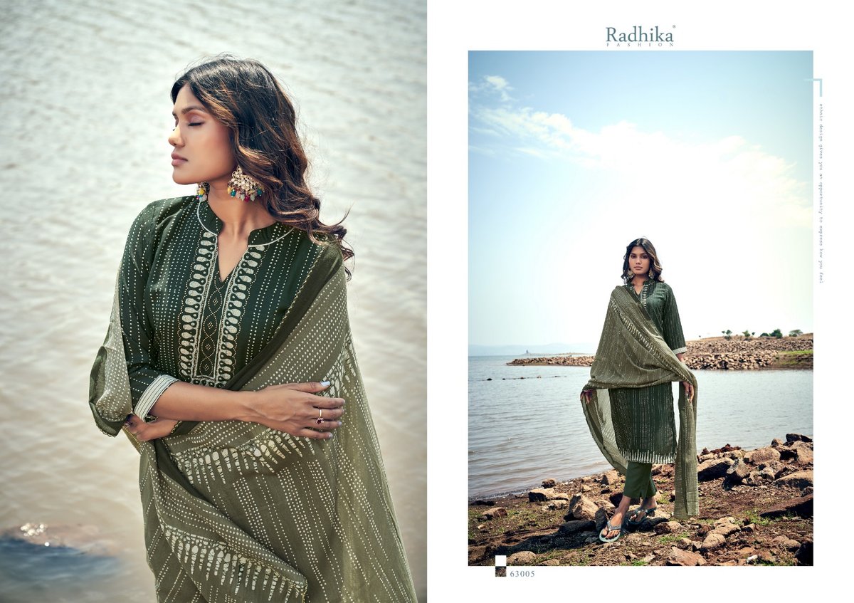 RADHIKA FASHION AZARA JALPARI 63001 TO 63008 5