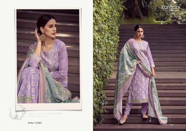 KARACHI PRINTS KAABIL 31001 TO 31006
