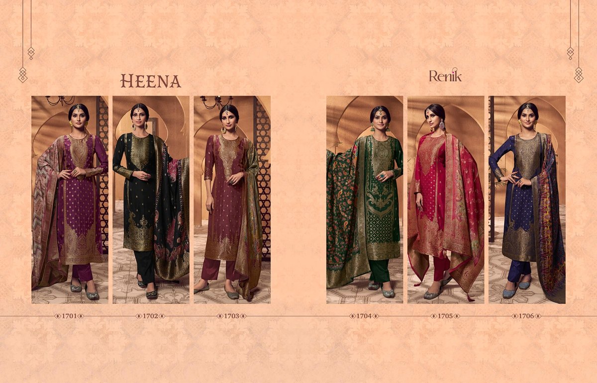 RENIK FASHION HEENA 1701 TO 1706 7