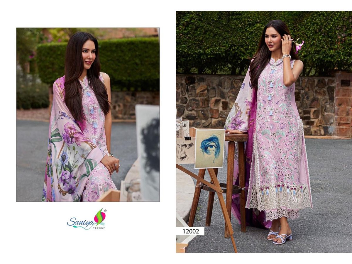 SANIYA TRENDZ MUSHQ VOL-12 12001 TO 12002 2