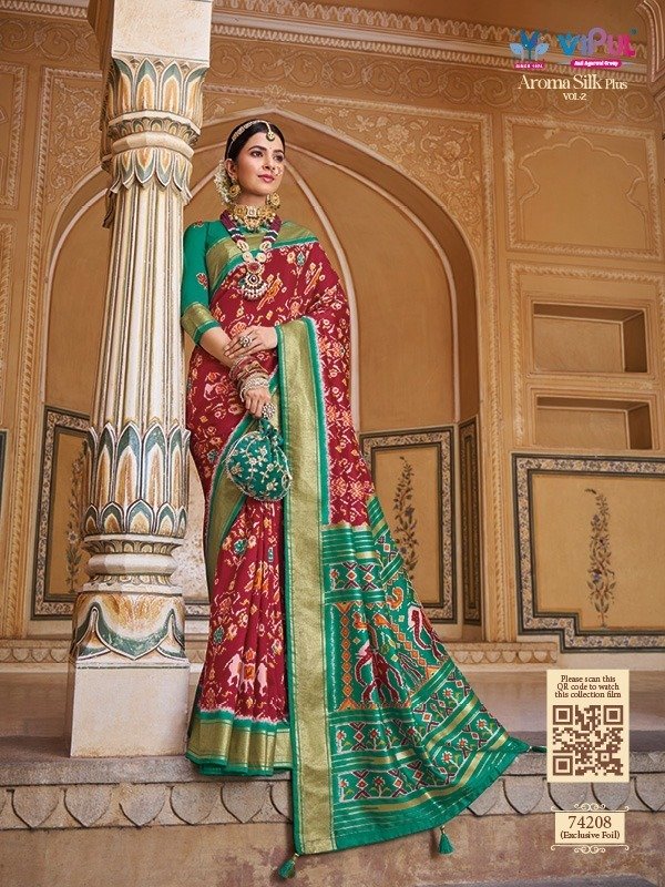 Vipul Fashion Aroma Silk Plus Vol-2 74205-74216 Series 4