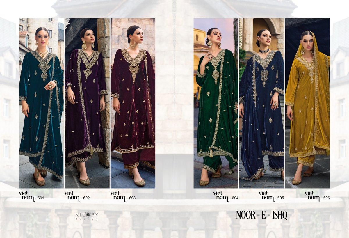 Kilory Trendz Noor-e-Ishq 691-696 Series 7