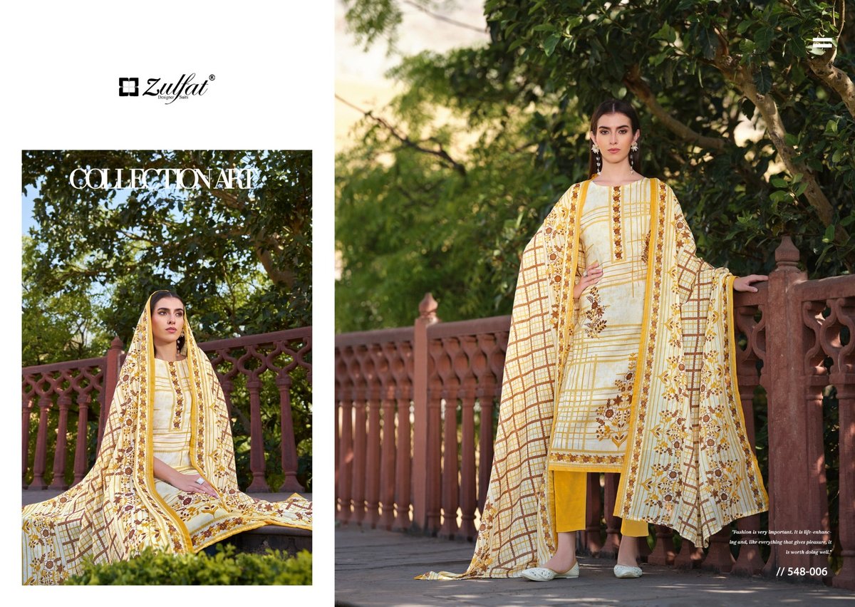 ZULFAT DESIGNER FARHANA VOL-6 548-001 TO 548-008 6