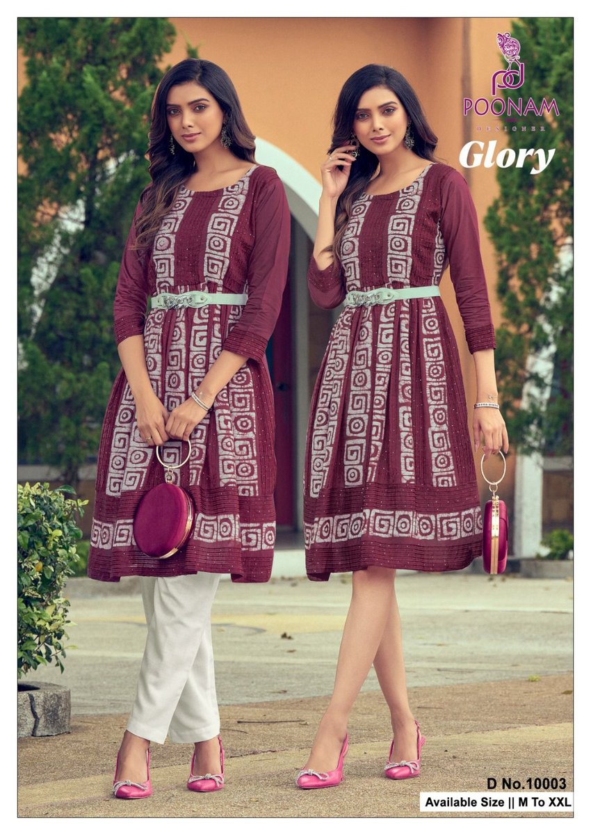 POONAM DESIGNER GLORY 10001 TO 10008 3