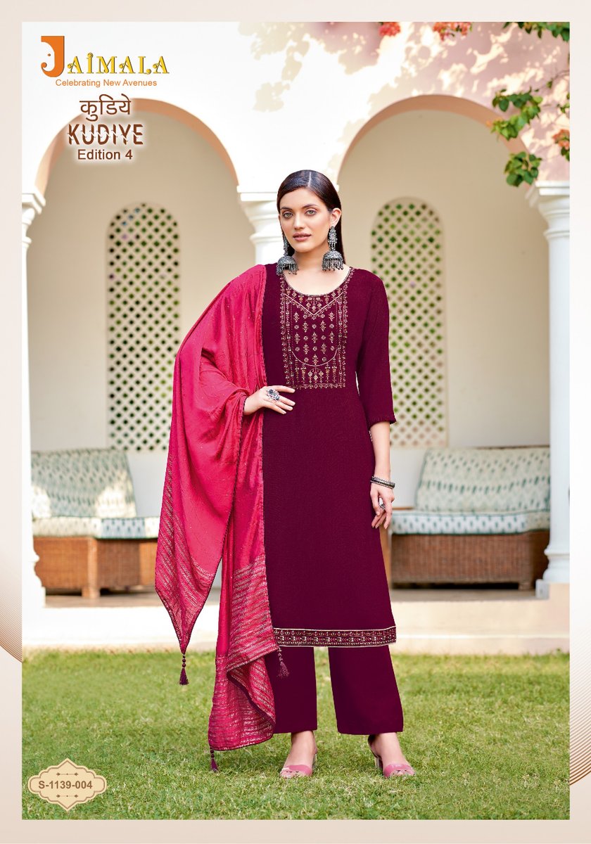 ALOK SUIT JAIMALA S-1139-001 TO S-1139-006 4