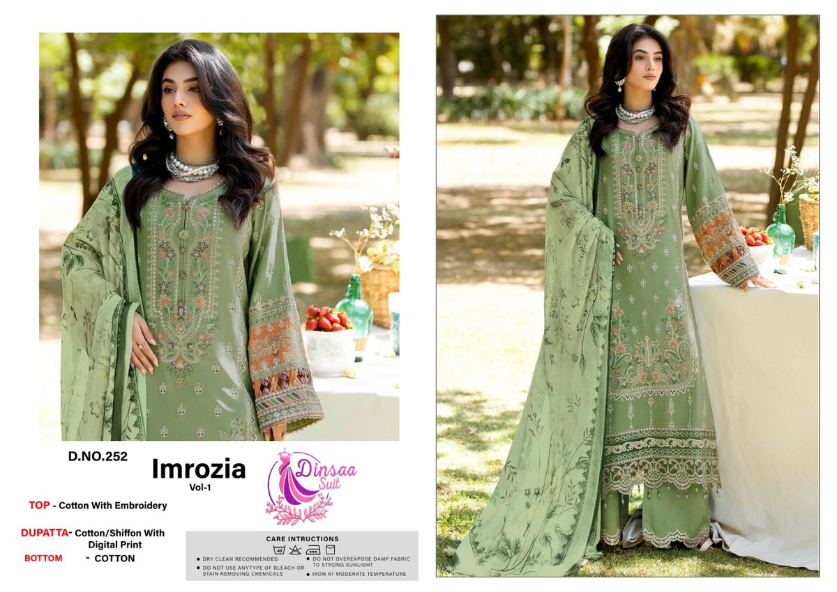 DINSAA SUIT IMROZIA VOL-1 250 TO 252 3