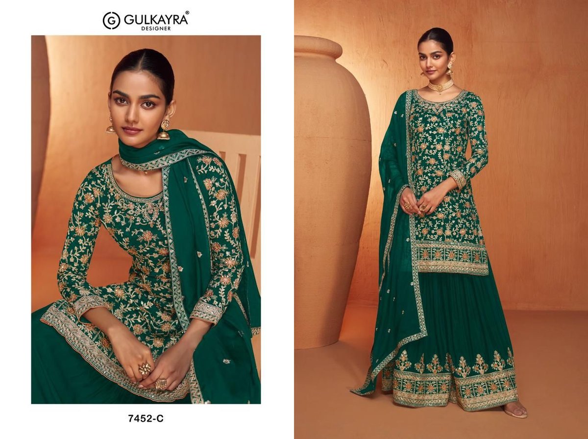 GULKAYRA DESIGNER JHANVI 7452-A TO 7452-D 3