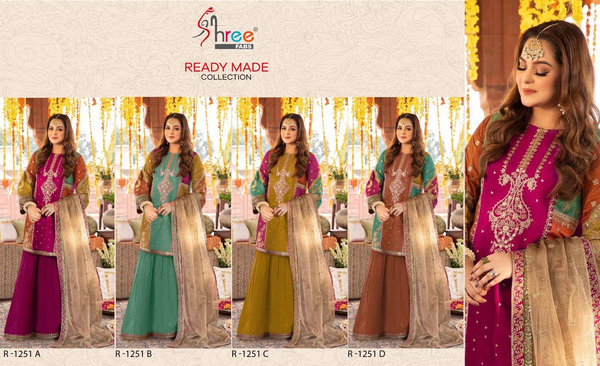 SHREE FAB READY MADE COLLECTION R-1251-A TO R-1251-D 5