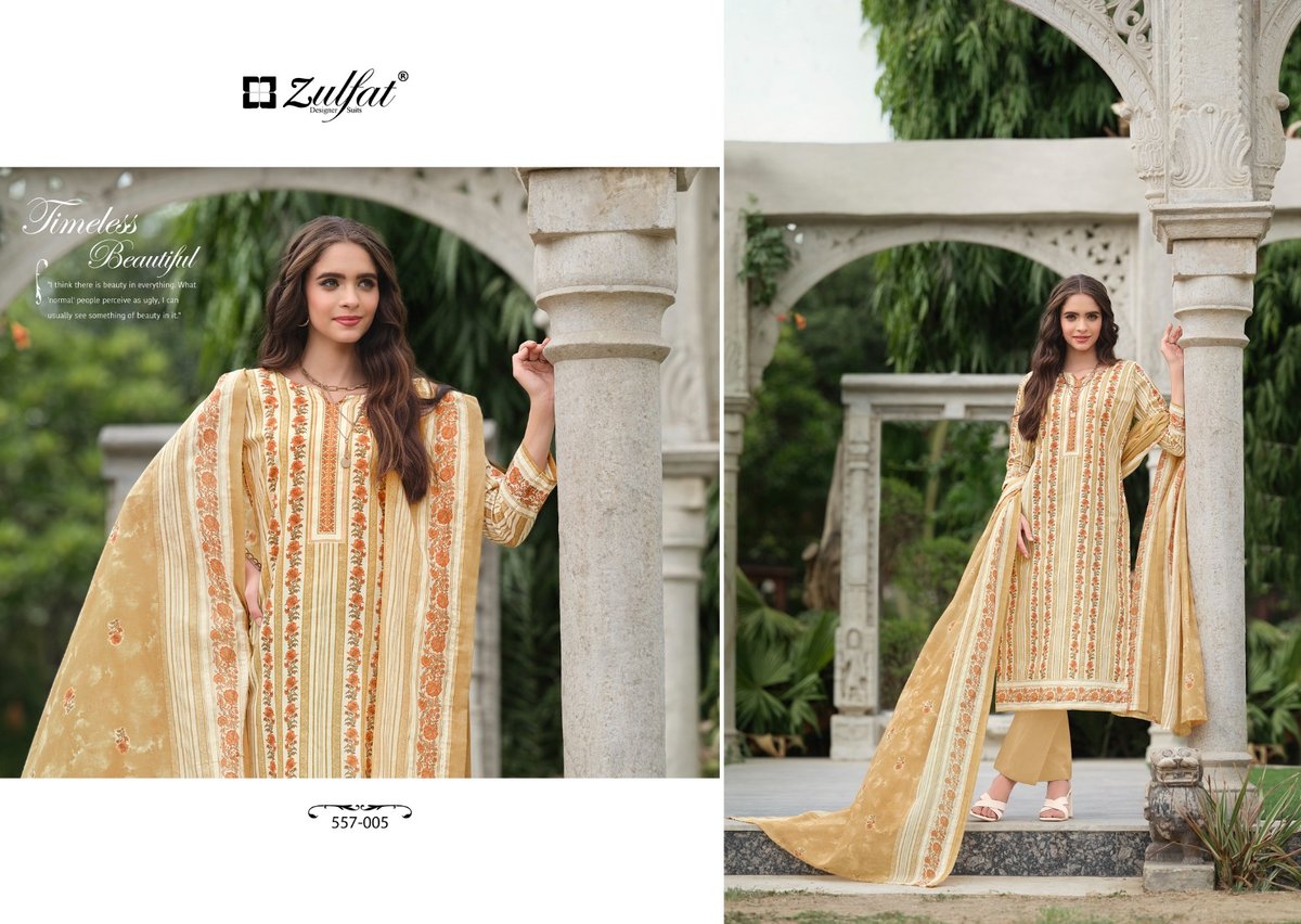 ZULFAT DESIGNER NAZRANA VOL-3 557-001 TO 557-008 5