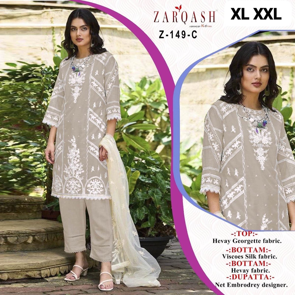 ZARQASH READYMADE COLLECTION Z-149-B TO Z-149-C 2