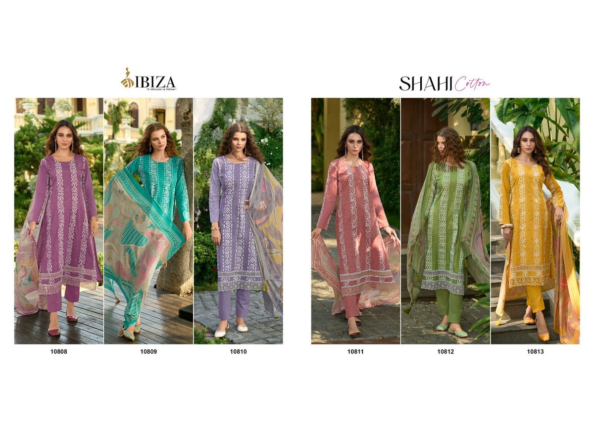 IBIZA SHAHI COTTON 10808 TO 10813 7