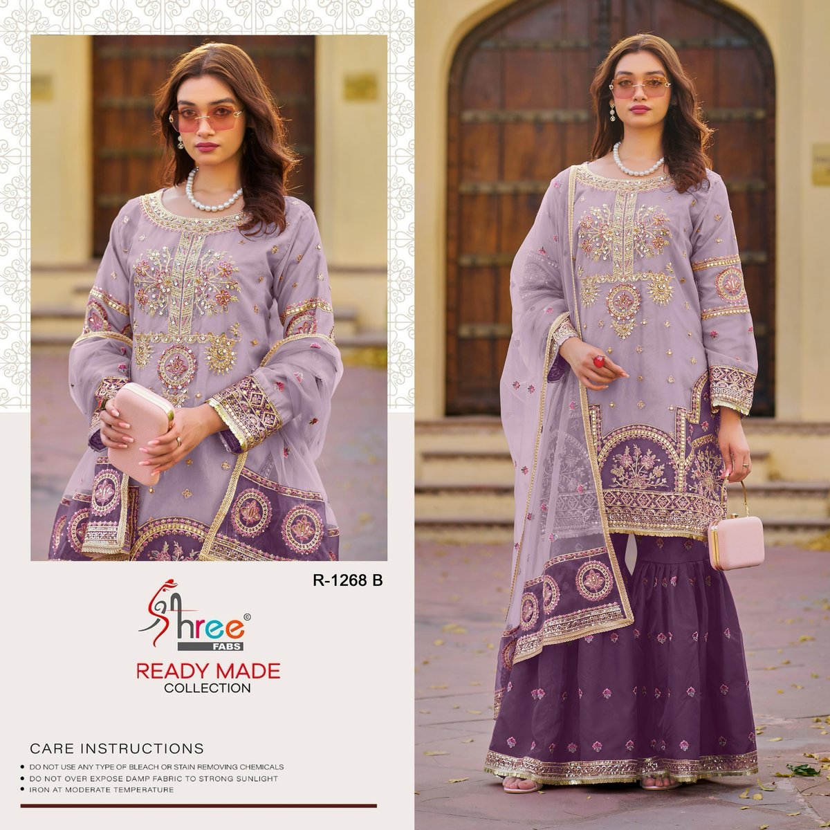 SHREE FAB READY MADE COLLECTION R-1268-A TO R-1268-D 2