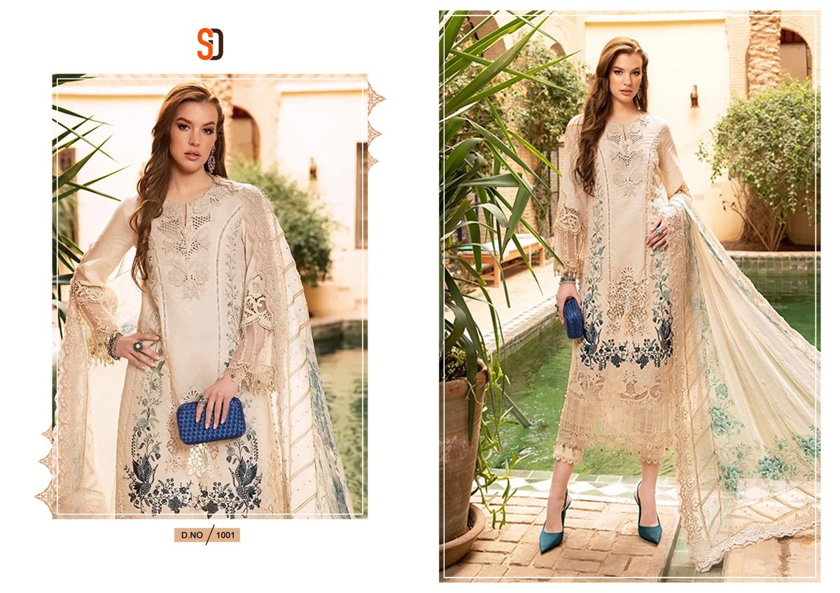 SHRADDHA DESIGNER MARIA.B LAWN VOL-1 1001 TO 1006 1