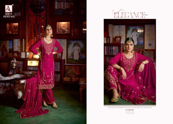 Alok Suit Heritage 1346-001 to 1346-006 Series