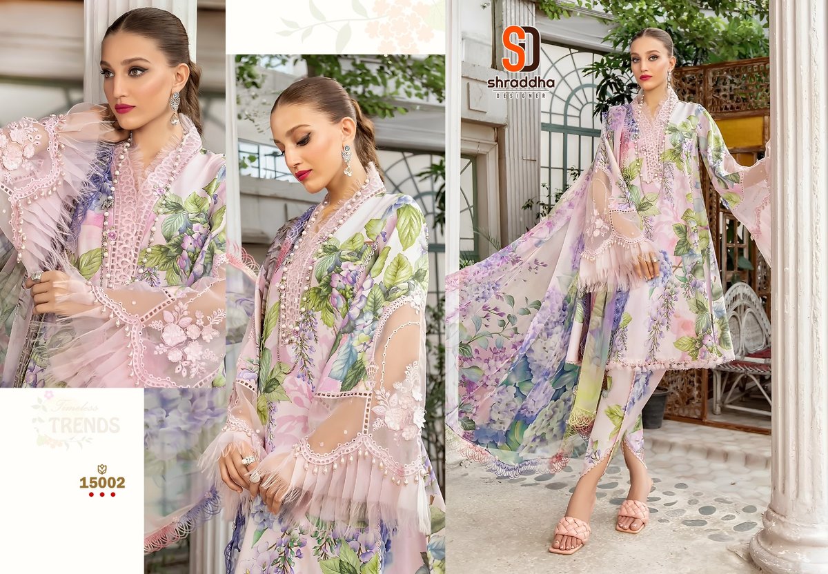 Shraddha Designer M Prints Vol-15 15001-15004 Series 2