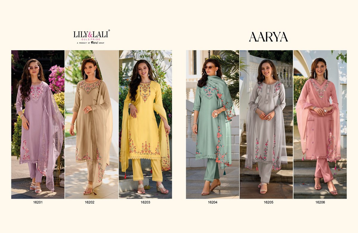 LILY & LALI AARYA 16201 TO 16206 7