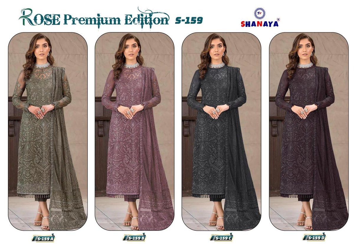 SHANAYA ROSE PREMIUM EDITION S-159-A  TO S-159-D 5