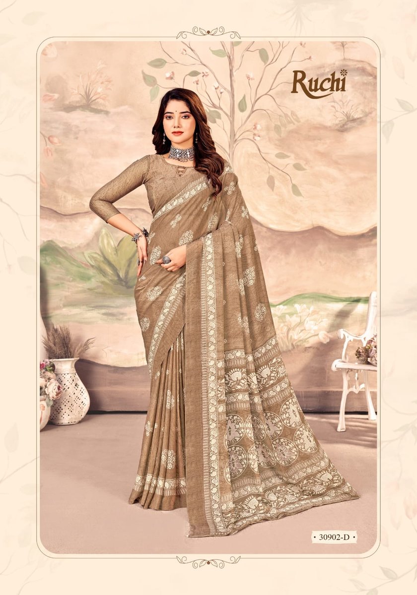 RUCHI SAREE STAR CHIFFON-149 30901-A-D TO 30903-A-D 8
