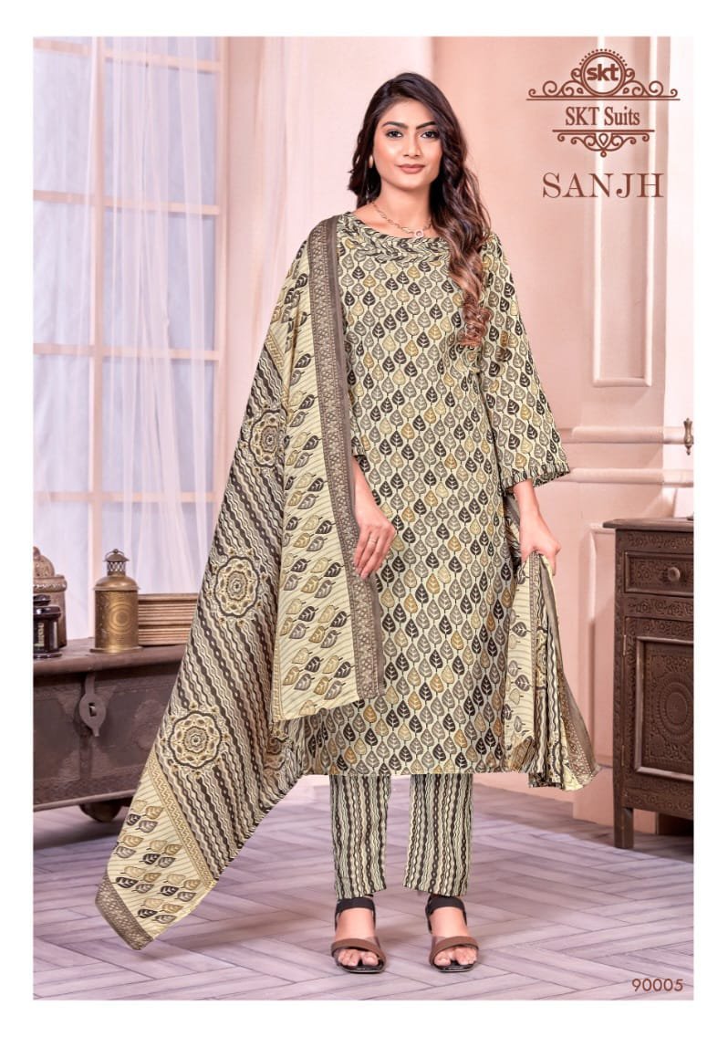 SKT SUITS SANJH 90001 TO 90012 5
