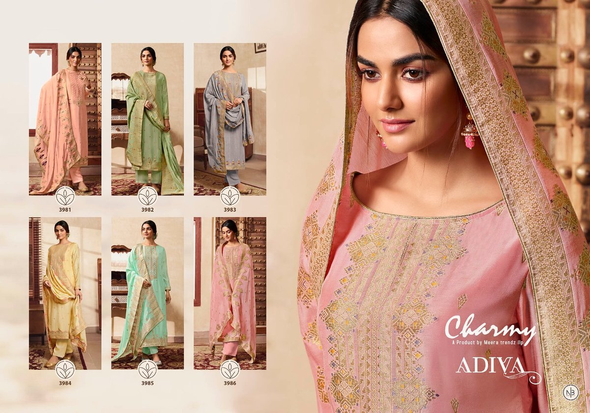 MEERA TRENDZ CHARMY ADIVA 3981 TO 3986 7