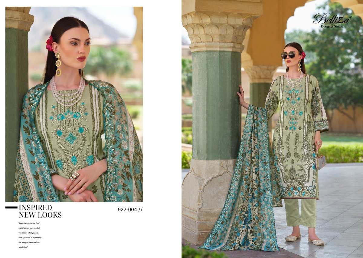 BELLIZA DESIGNER GUZARISH VOL-9 922-001 TO 922-008 4