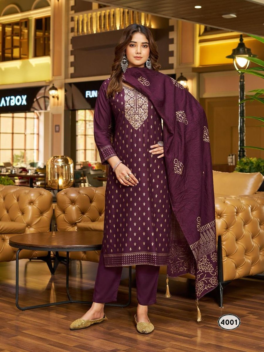 BLUE HILLS ROYAL TOUCH VOL-04 4001 TO 4008 1