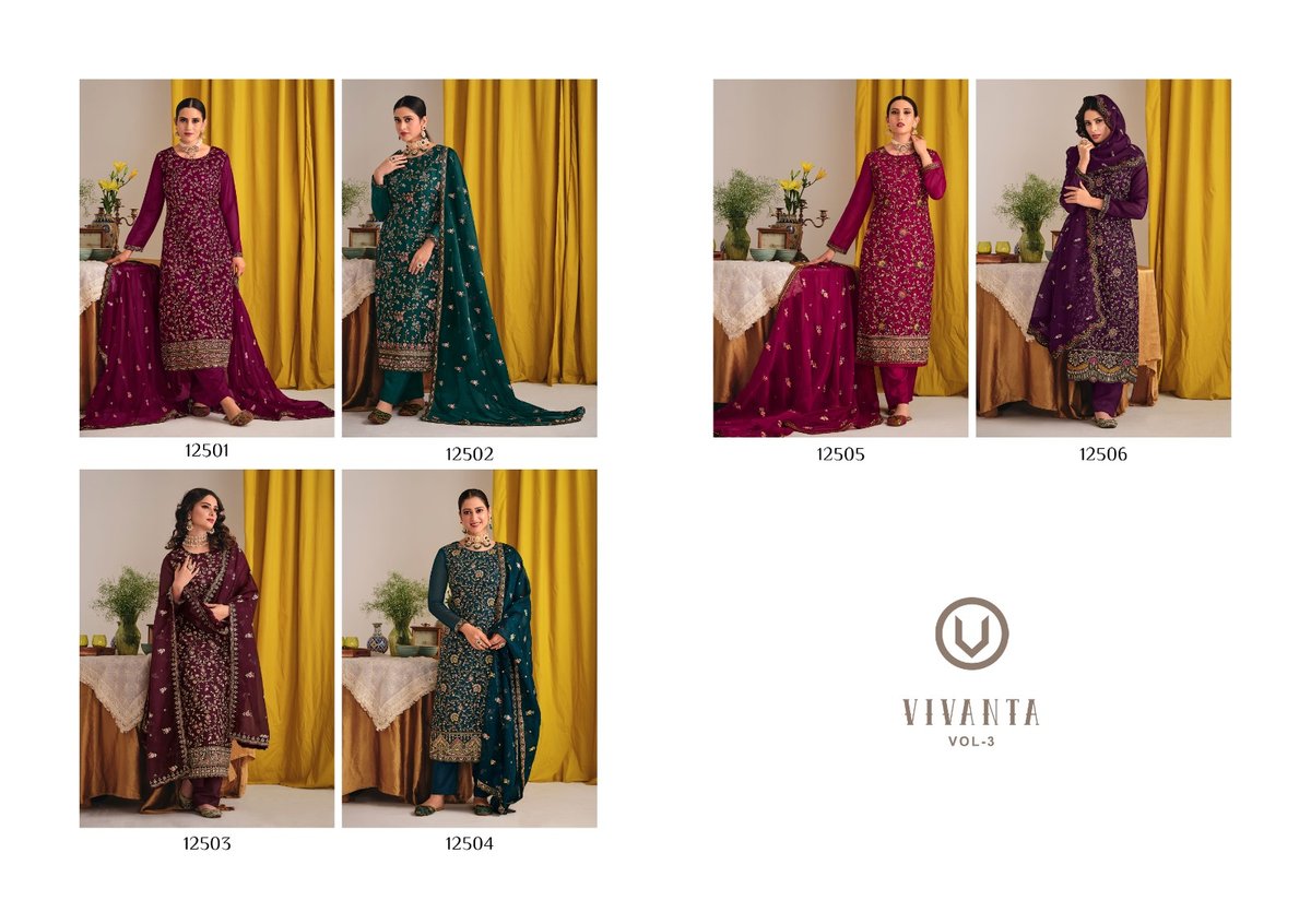 Vivek Fashion Vivanta Vol-3 12501-12506 Series 7