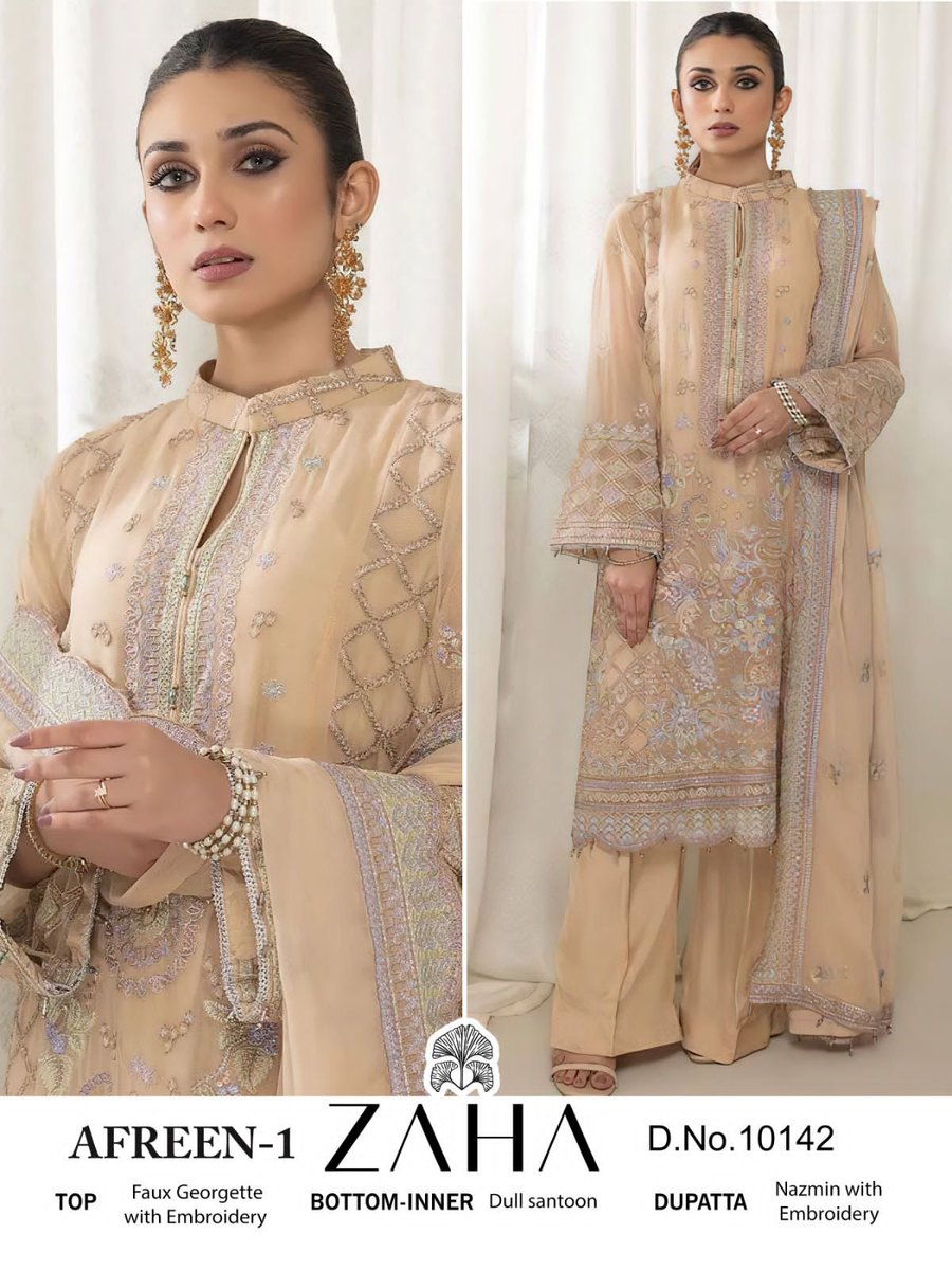 Zaha Aafreen Vol-1 10140-10142 Series 5