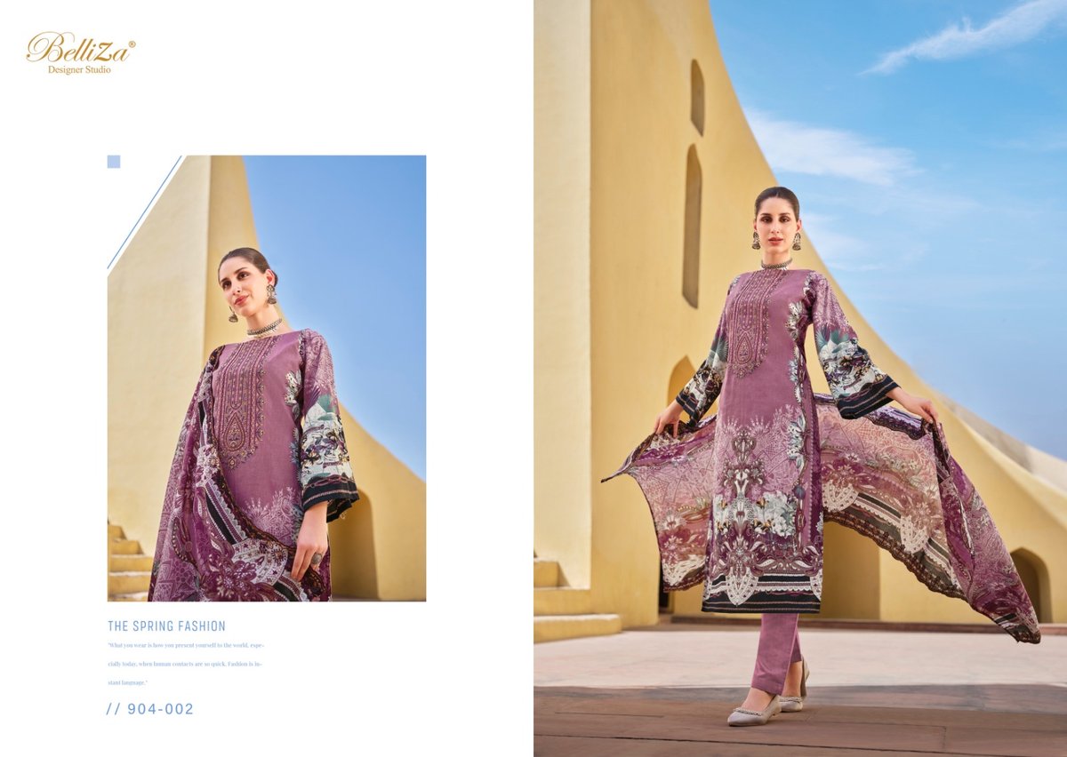 BELLIZA DESIGNER GUZARISH VOL-5 904-001 TO 904-008 2
