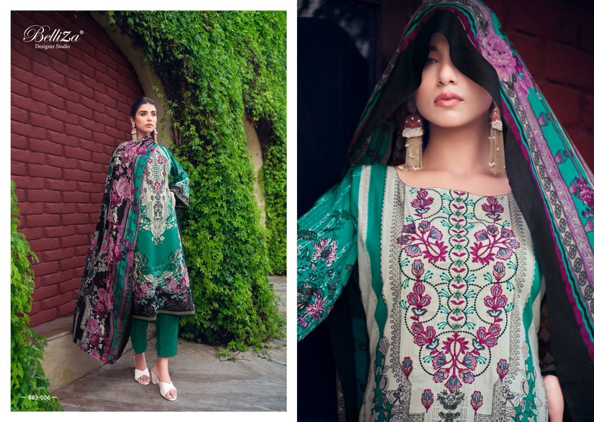 BELLIZA DESIGNER NAIRA VOL-37 883-001 TO 883-008 6