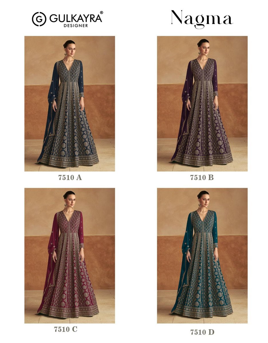 GULKAYRA DESIGNER NAGMA 7510A-7510D 5