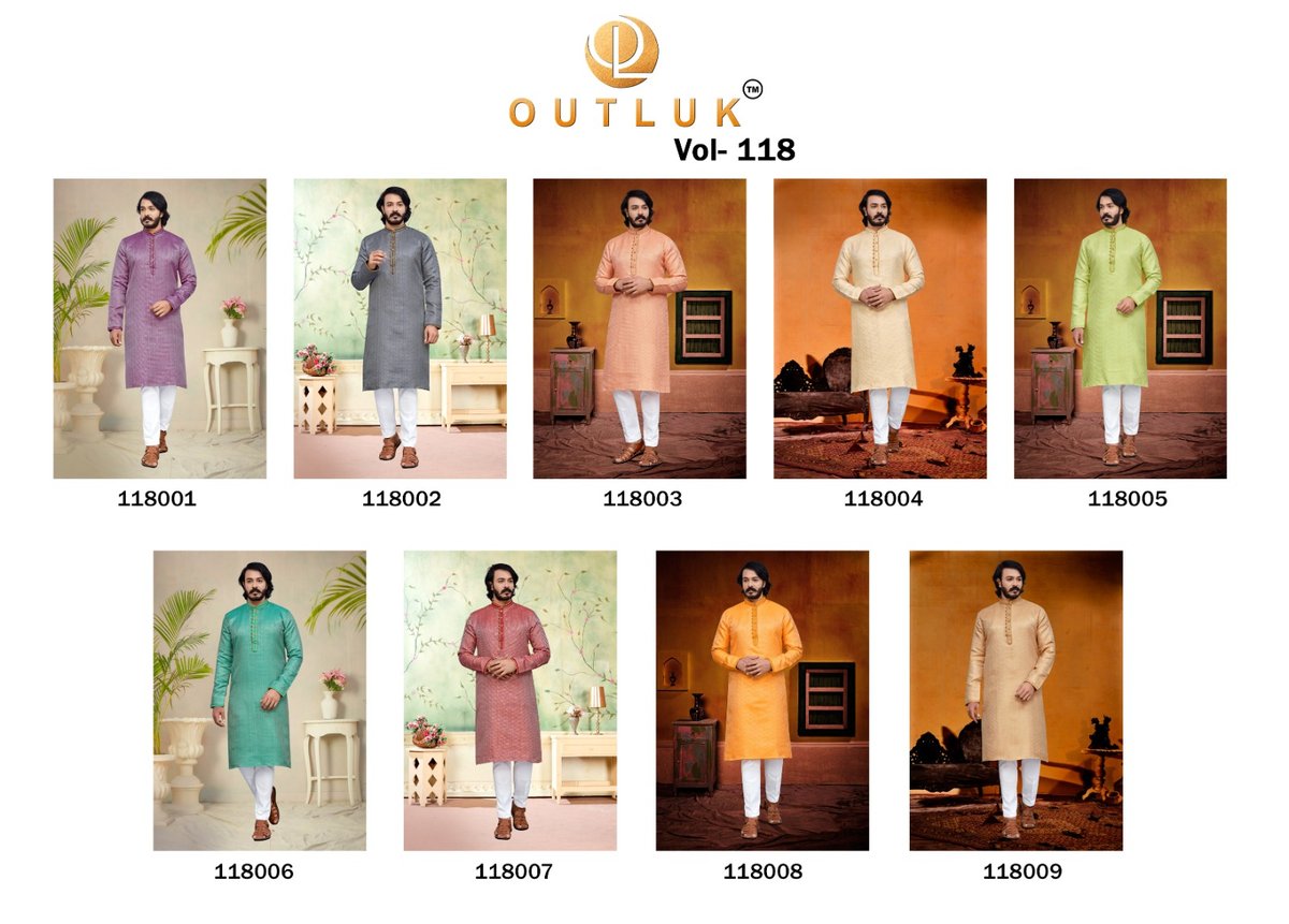 Kurta Pajama Outluk Vol-118 118001-118009 Series 10
