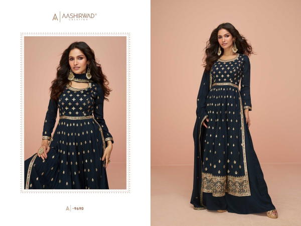 Aashirwad Creation Suhani 9690-9694 Series