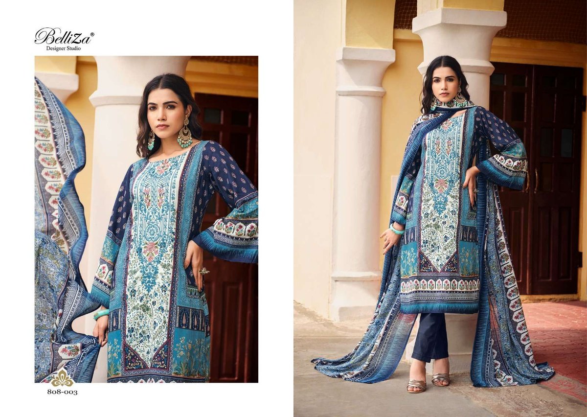 Belliza Designer Naira Vol-14 808-001 to 808-008 Series 3