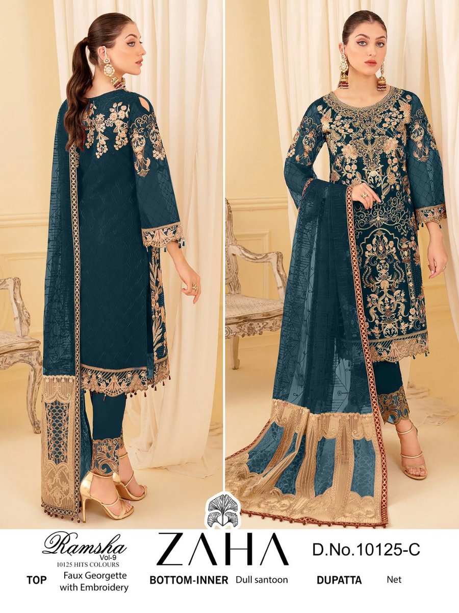 Zaha Ramsha Vol-9 10125 Colors 5