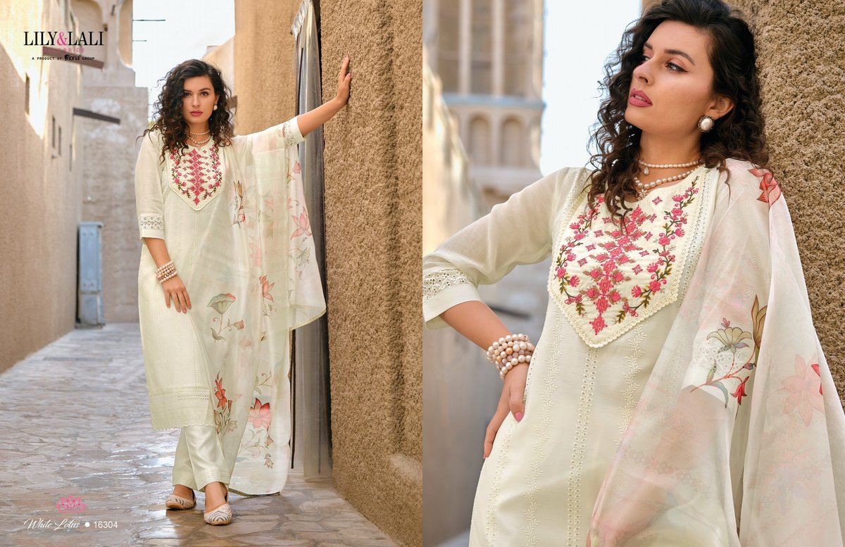 LILY & LALI WHITE LOTUS 16301 TO 16306 4