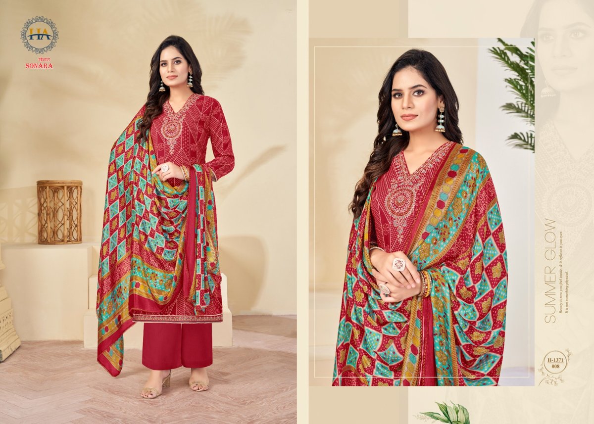 HARSHIT FASHION BY SONARA H-1371-001 TO H-1371-008 8