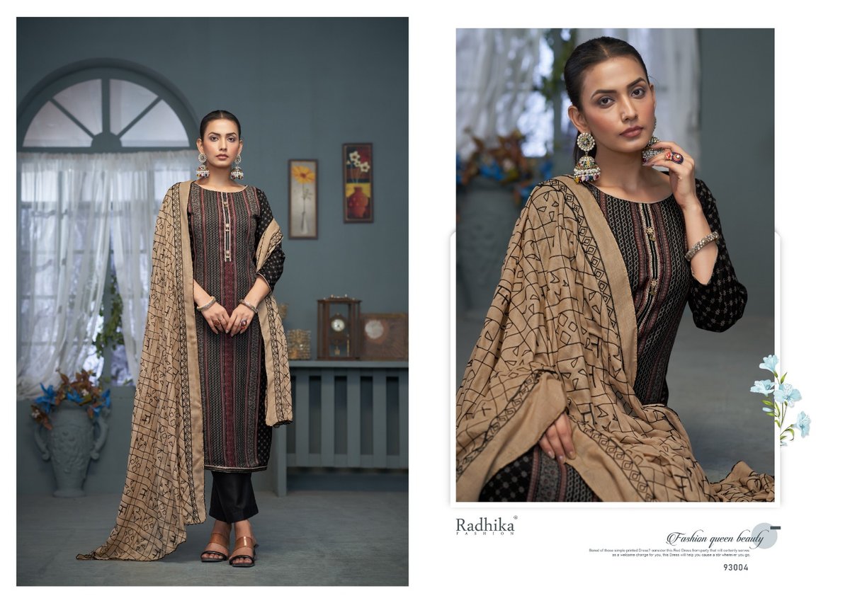 RADHIKA FASHION AZARA BLACK BERRY VOL-11 93001 TO 93004 4