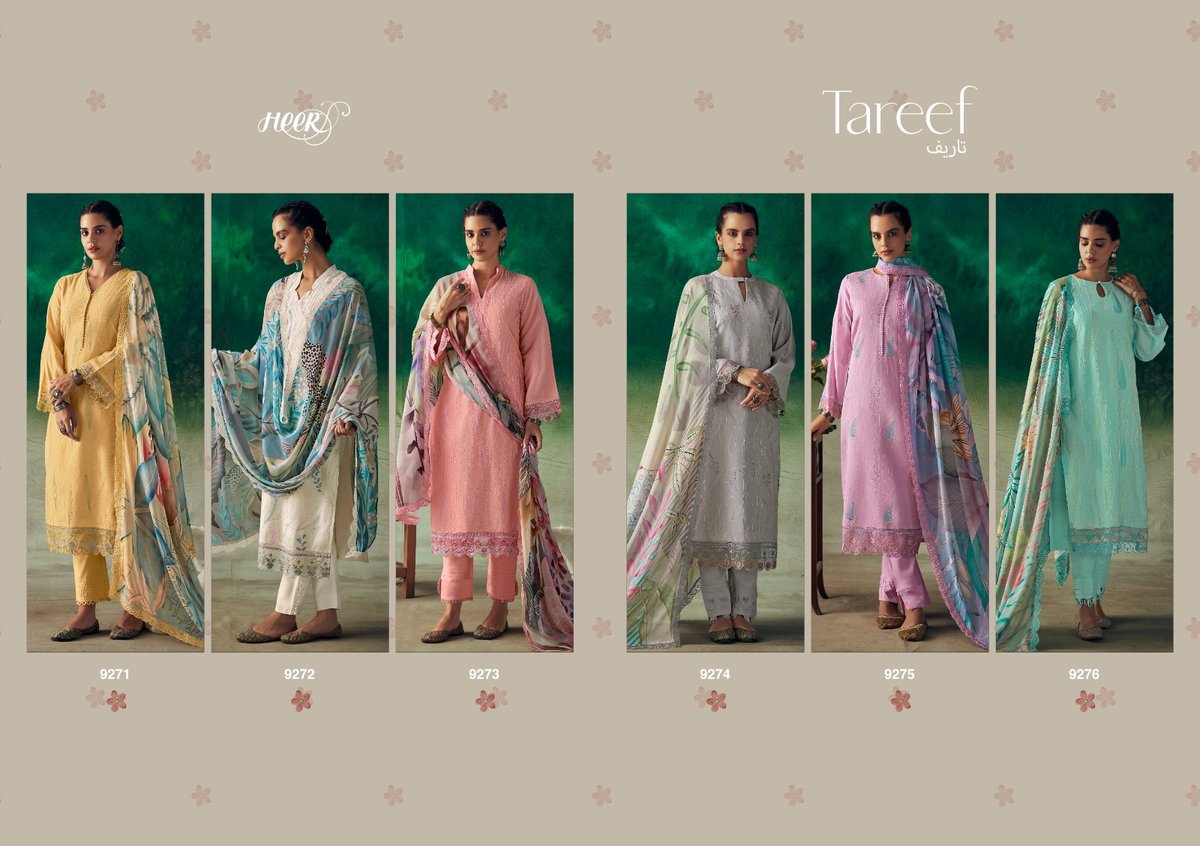 KIMORA FASHION HEER TAREEF 9271 TO 9276 7