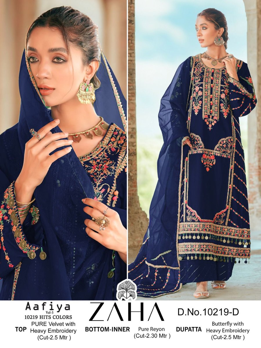 Zaha Aafiya Vol-3 10219 Colors 7