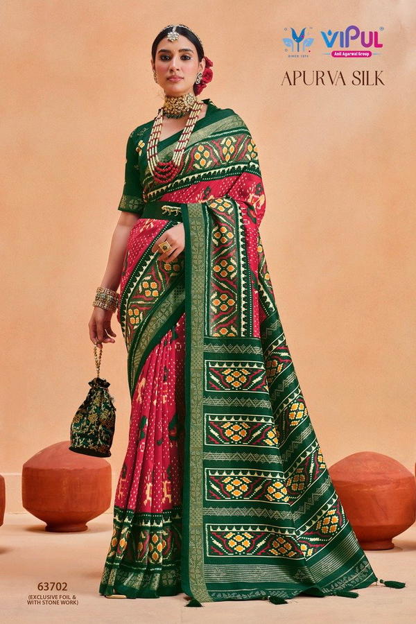 Vipul Fashion Apurva Silk 63702-63719 Series